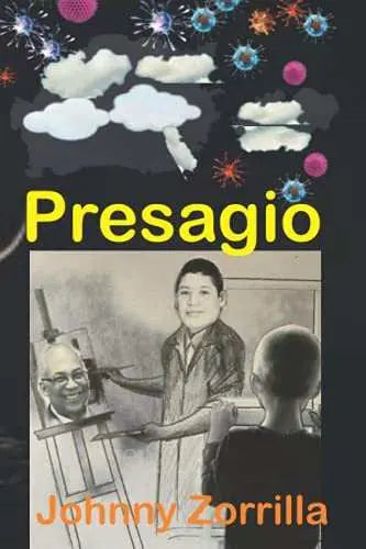 Presagio Spanish Edition book cover with artistic illustration and author's name.