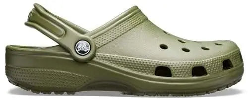 Crocs Unisex-Adult Classic Clogs in black, lightweight and breathable casual footwear.
