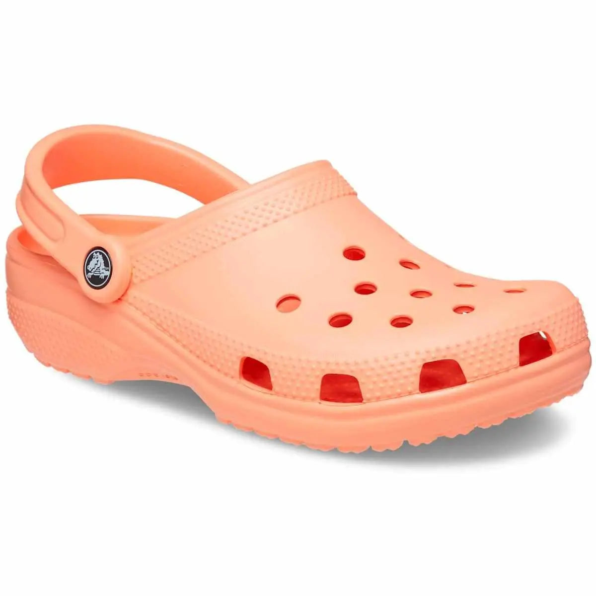 Crocs Unisex-Adult Classic Clogs in black with ventilation ports for breathability.