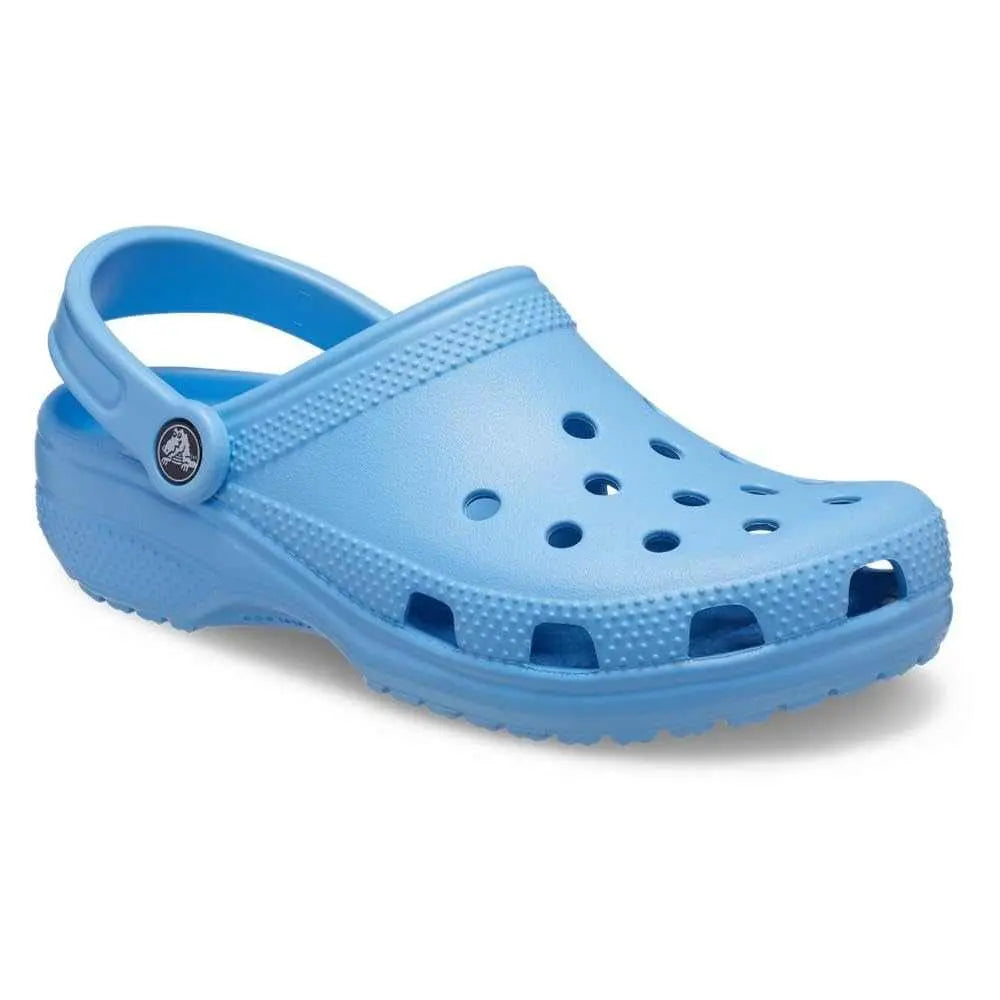 Crocs Unisex-Adult Classic Clogs in black, lightweight and comfortable, with ventilation ports.