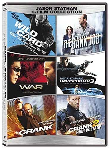 Jason Statham 6-Film Collection DVD cover featuring action movie titles.