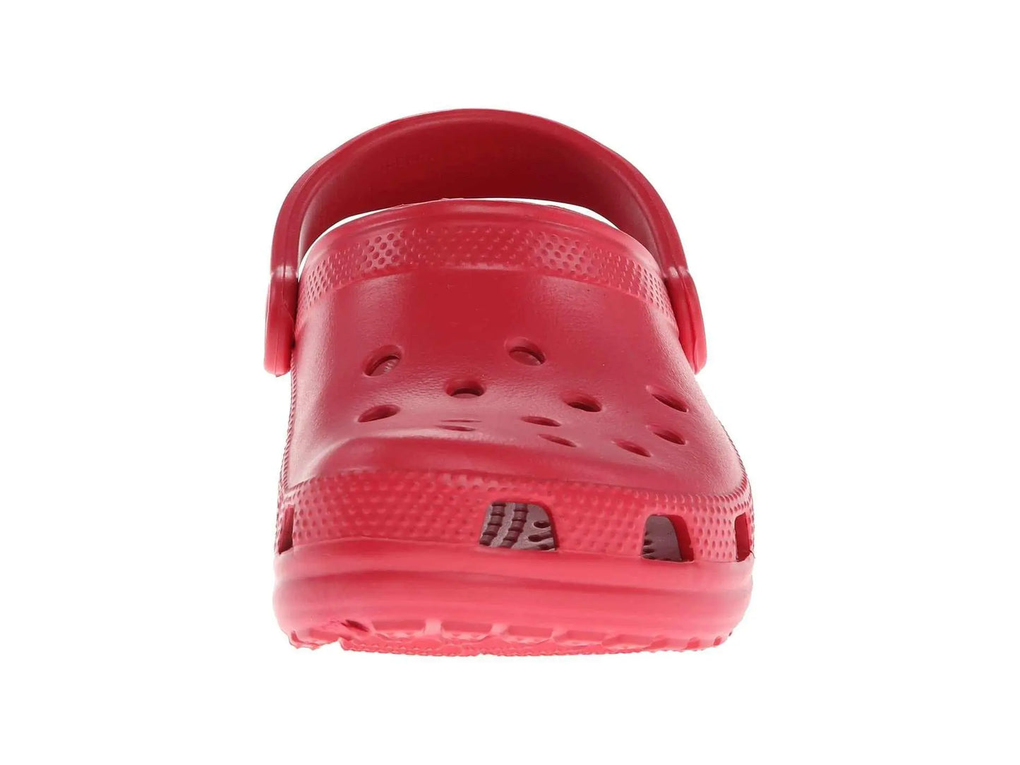 Crocs Unisex-Adult Classic Clogs, Red, Front View