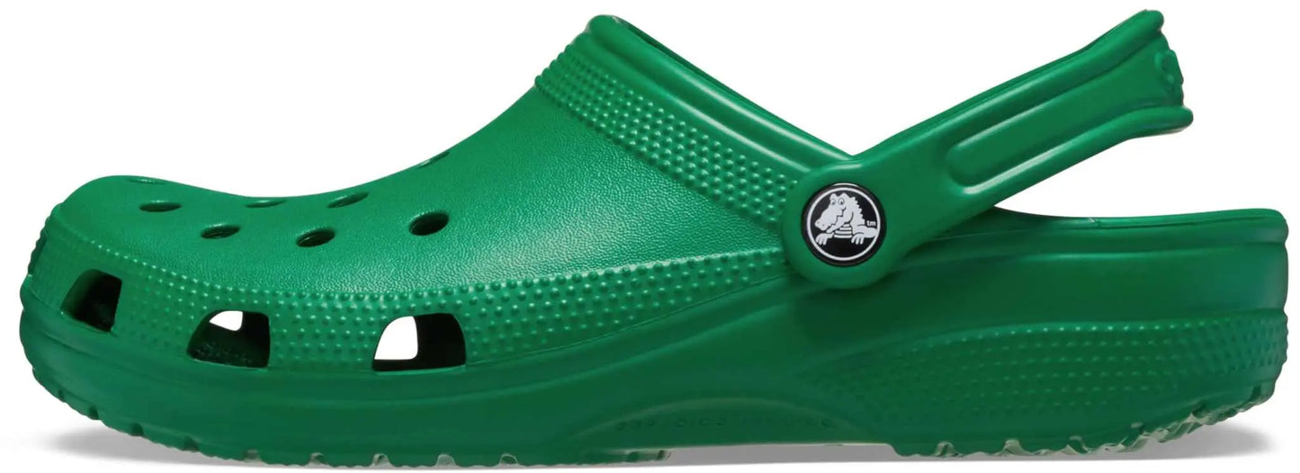 Crocs Unisex-Adult Classic Clogs, Green, Lightweight and Comfortable Footwear