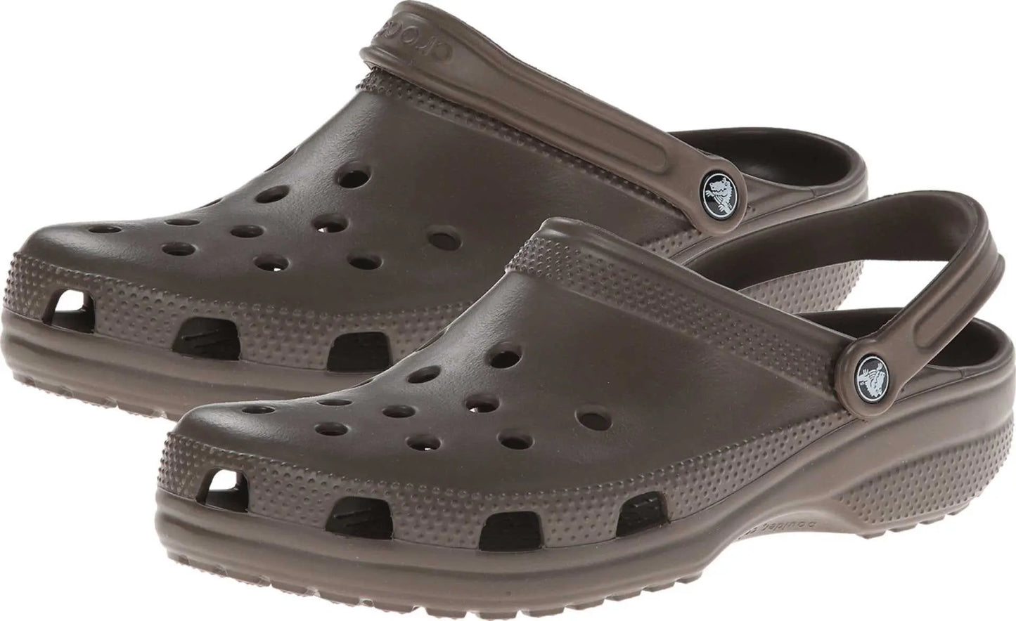 Crocs Unisex-Adult Classic Clogs, black color, lightweight and breathable with Croslite material.