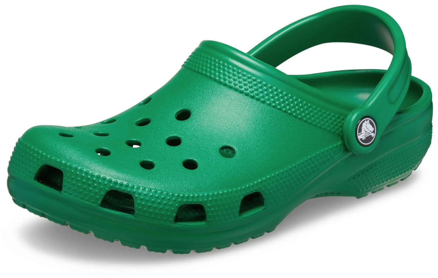 Crocs Unisex-Adult Classic Clogs in black, lightweight and breathable with iconic Crocs comfort, size 10 Men/12 Women.