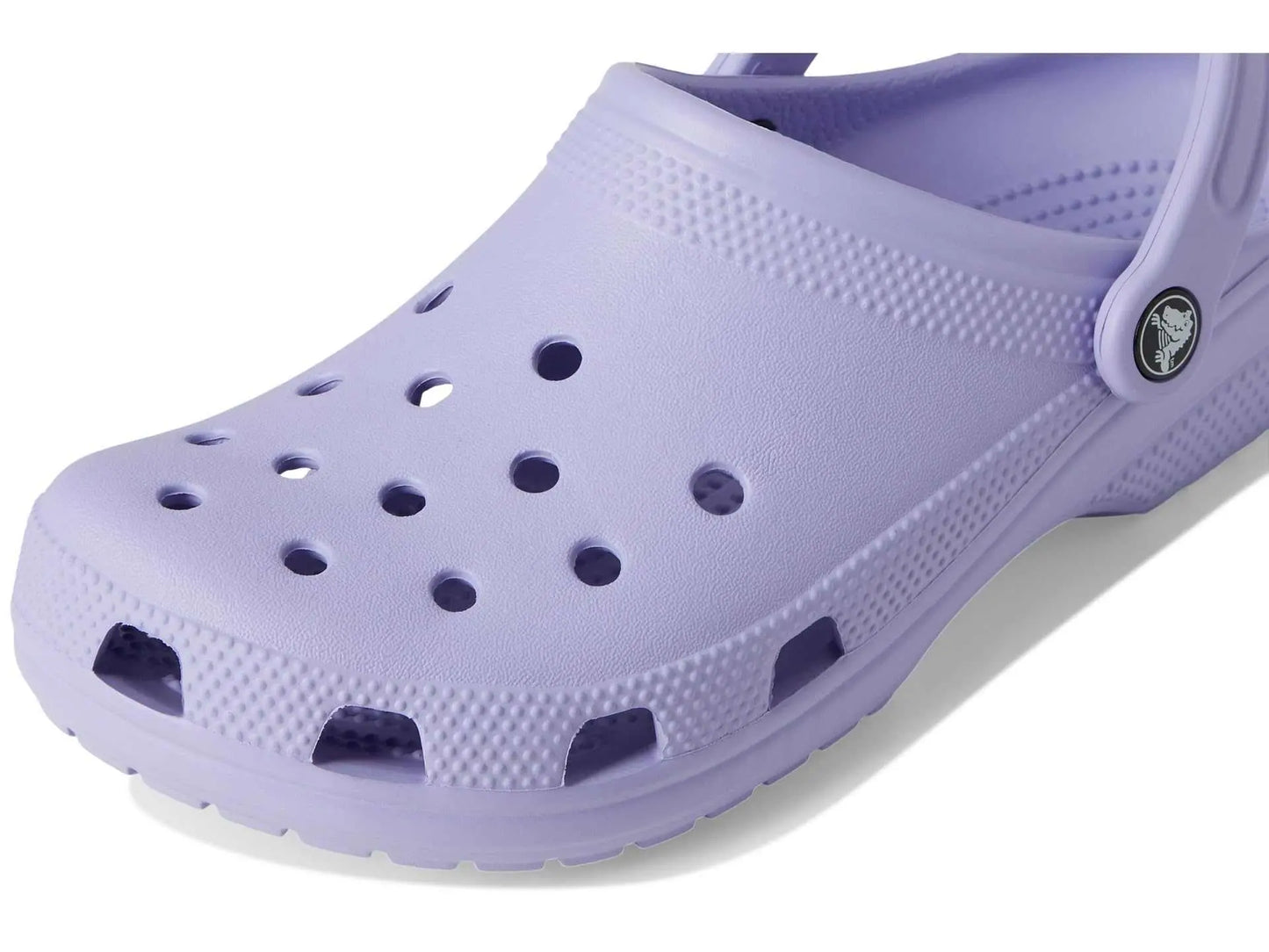 Black Crocs Unisex-Adult Classic Clogs showcasing ventilation ports and Croslite material for comfort and durability.