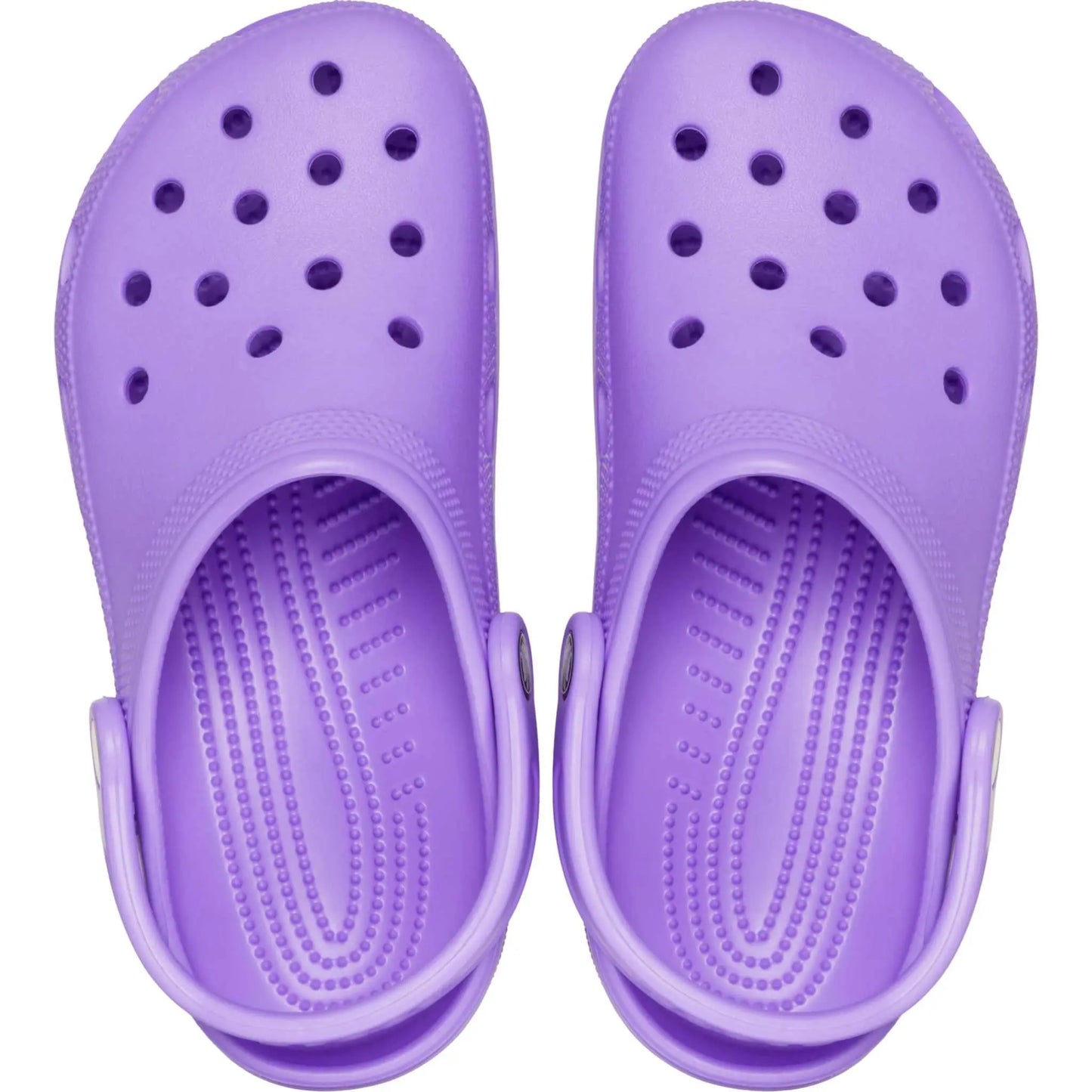 Crocs Unisex-Adult Classic Clogs in black, size 10 Men/12 Women, featuring lightweight, breathable design with Croslite material.