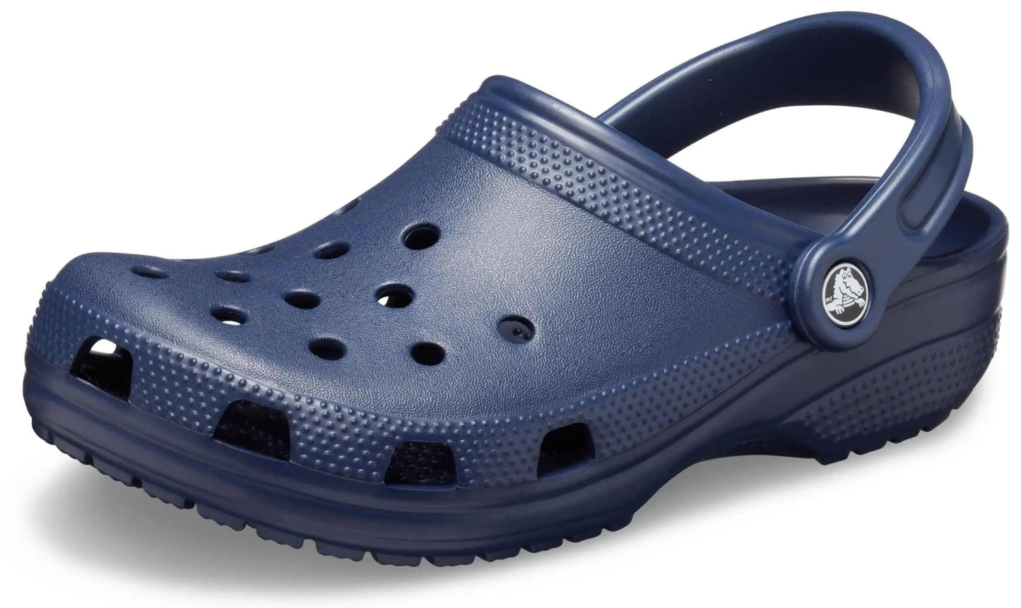 Crocs Unisex-Adult Classic Clogs, Black, lightweight and comfortable footwear with ventilation and Croslite material.
