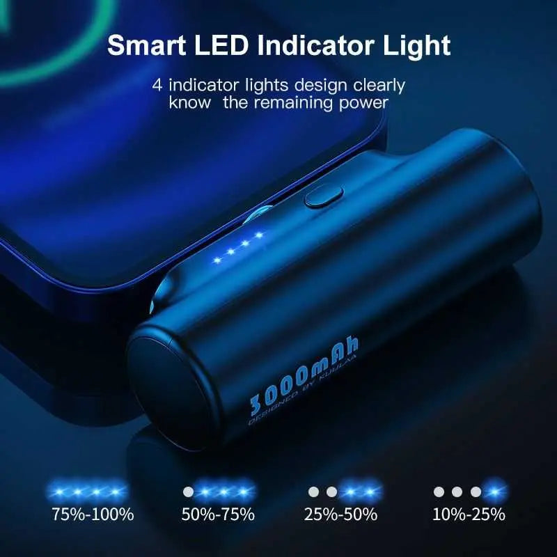 Emergency Power Bank for Cellphone 3000 mAh ...