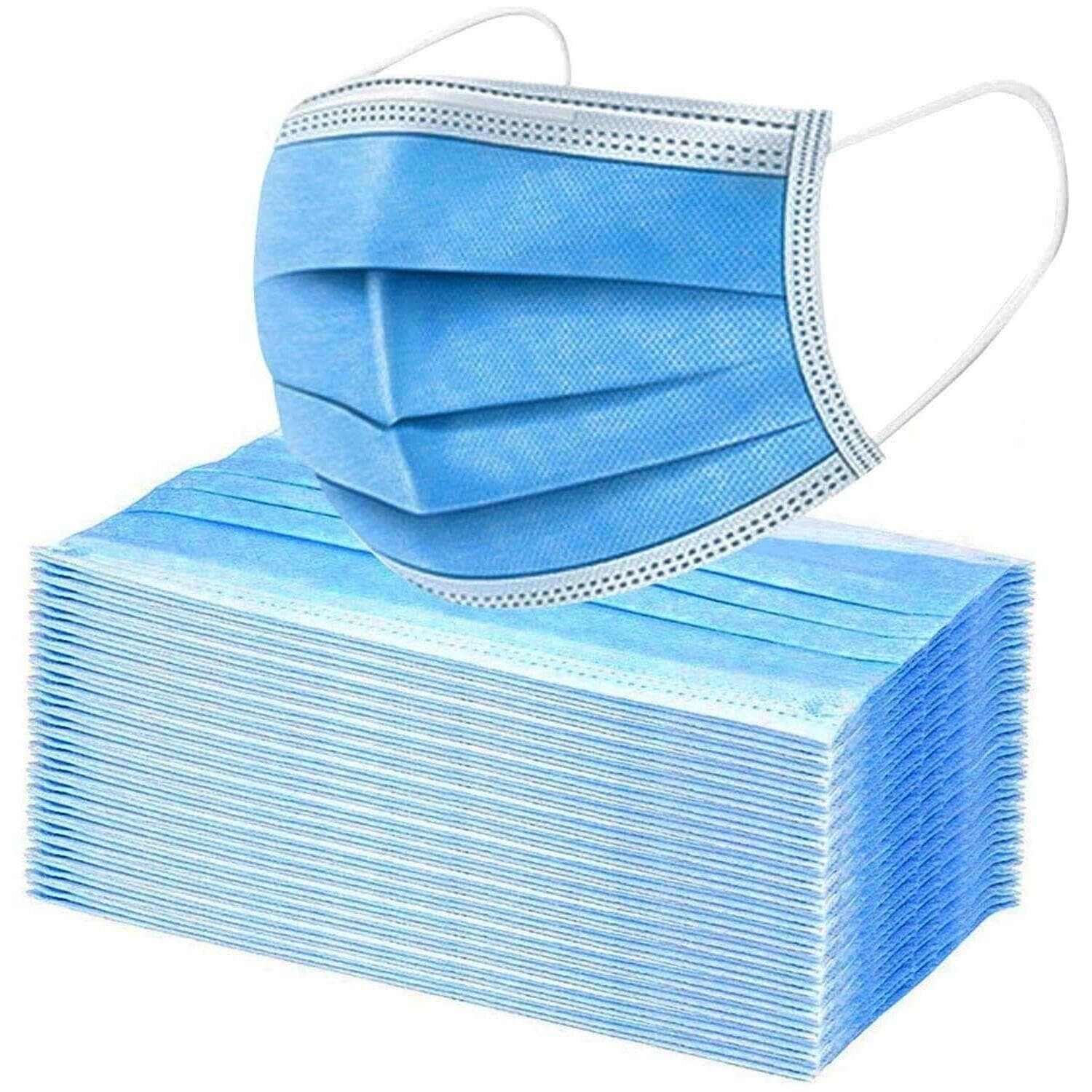 1000 Disposable Surgical Face Masks Disposable 3-ply ...