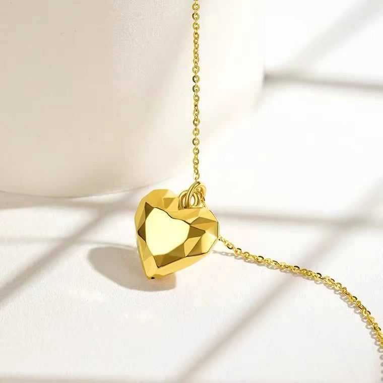 18K Gold Cut Love Pendant ...