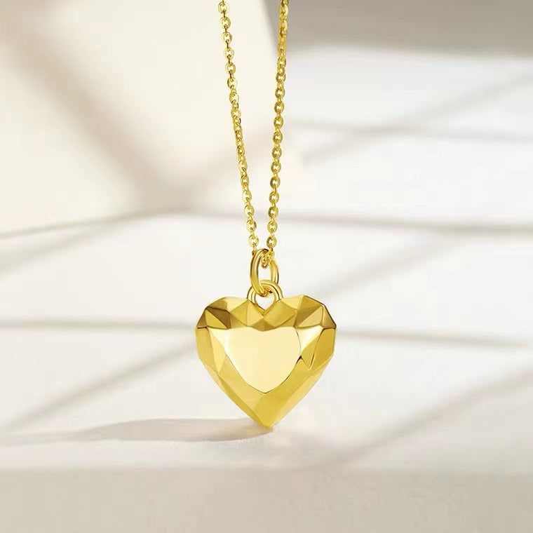 18K Gold Cut Love Pendant ...