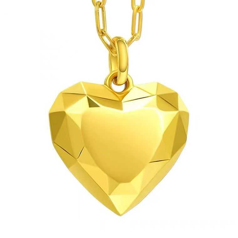 18K Gold Cut Love Pendant ...