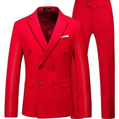 2 Pieces Tuxedo Suit for Men Slim Fit ...