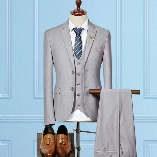 3 Pieces Wedding Suit For Men Slim Fit ...