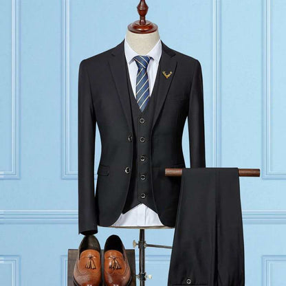 3 Pieces Wedding Suit For Men Slim Fit ...