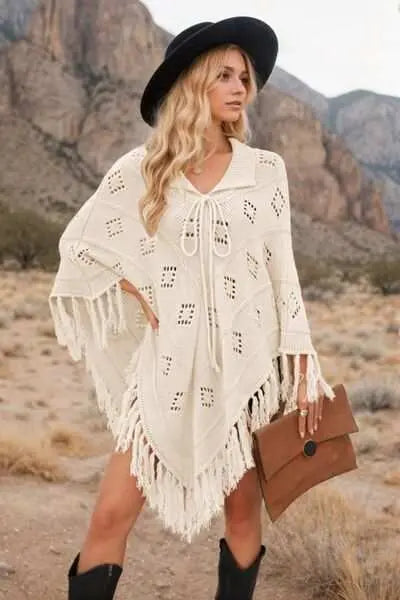 knit cover up dress - front4 white
