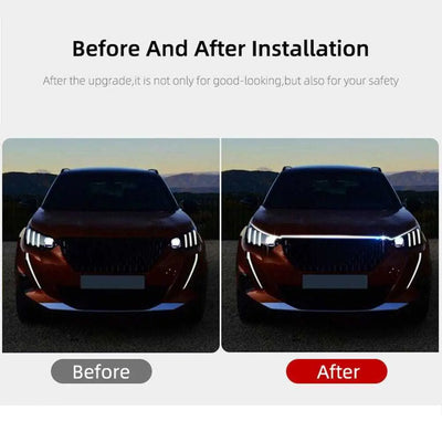 Car Headlight Strip Led Light 71' with APP Control