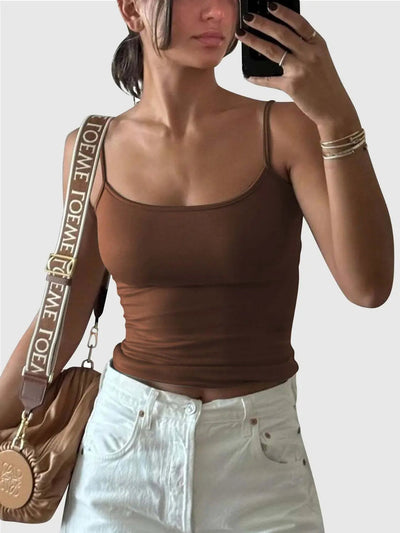 Scoop Neck Cami bown 2