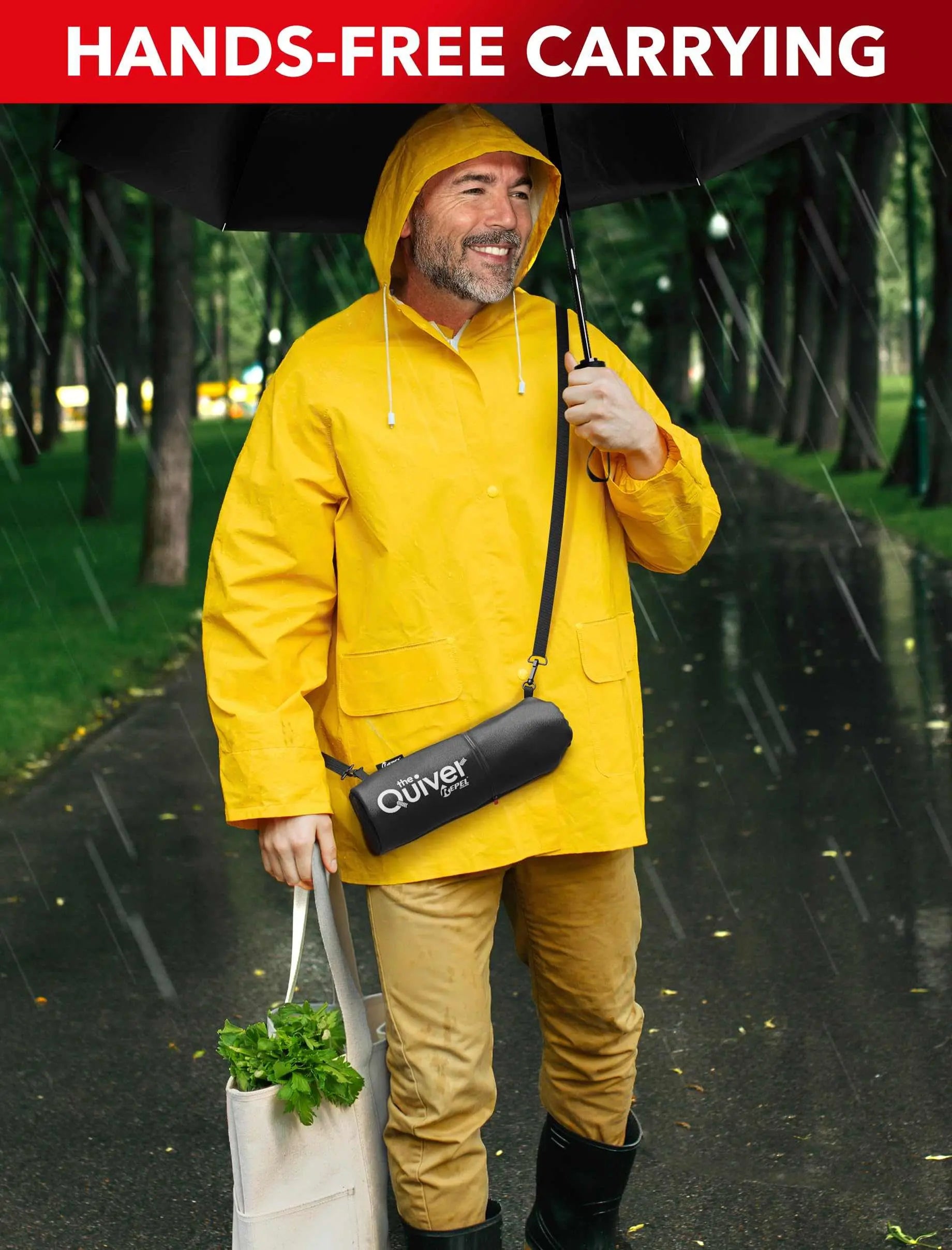 Windproof Repel Umbrella with Durable Frame and Auto Open-Close, Ideal for Travel.