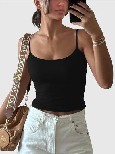 Scoop Neck Cami black 1
