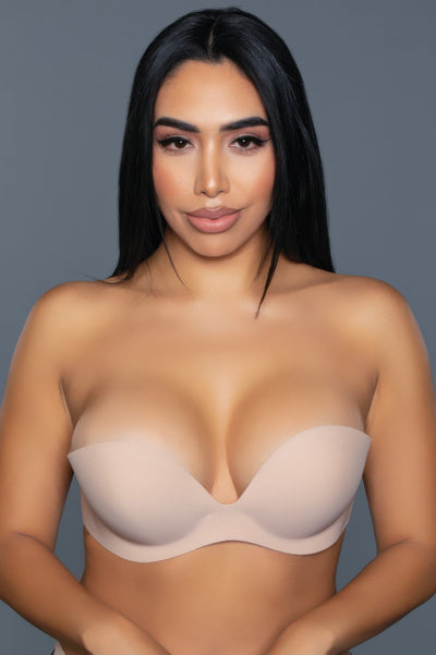 Strapless Barely Even There Bra with seamless design for low-cut outfits.