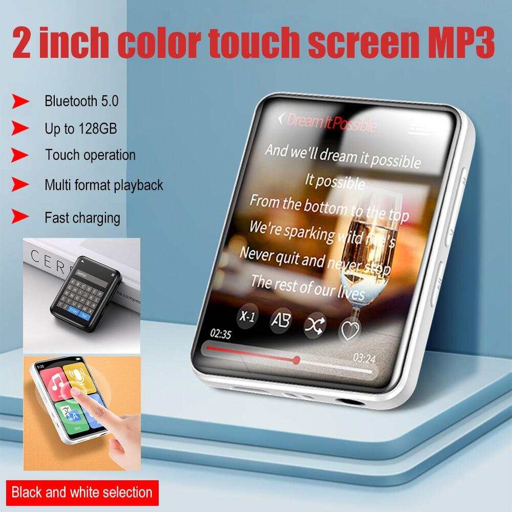 Bluetooth MP4 Player Touch Screen Walkman Music Player Reading E-Book