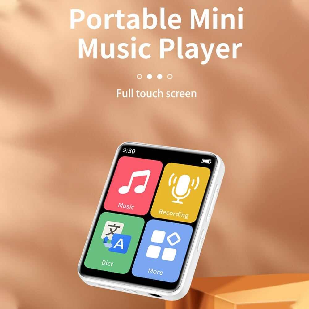 Bluetooth MP4 Player Touch Screen Walkman Music Player Reading E-Book