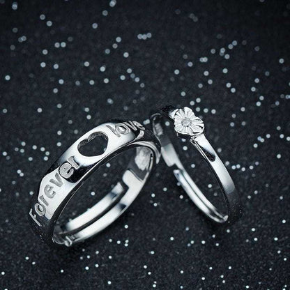 Couple Ring Forever Love Engagement Ring ...