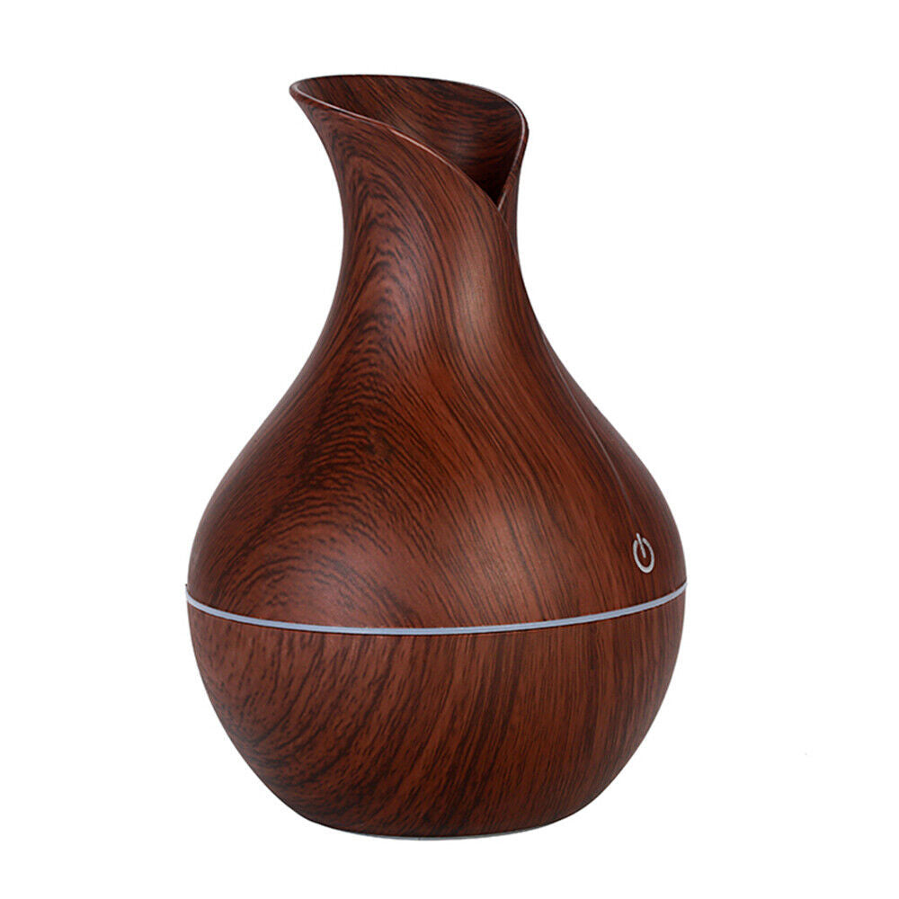 LED Ultrasonic Aroma Humidifier & Diffuser: Air Purifier & Decor Piece