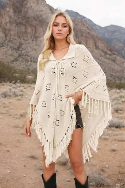 knit cover up dress - front2 white