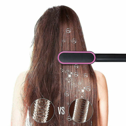 Electric Hair Straightener and Curls Brush, Hot Comb ...