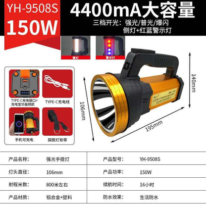 Emergency Portable Flashlight Waterproof ...