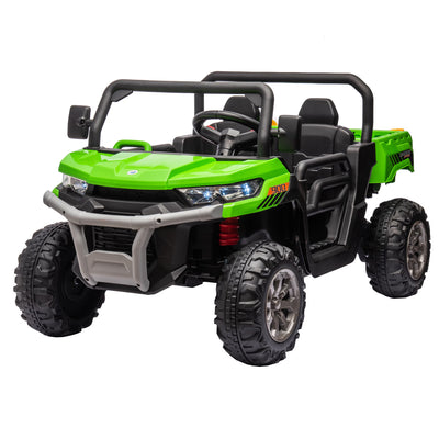 24V 2-Seater Ride On Truck UTV, 2x200W Motor, Dump Bed, Remote Control