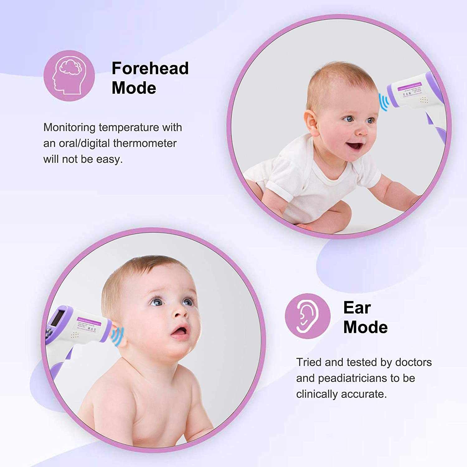 Forehead Digital Thermometer Accurate Readings ...