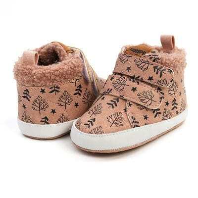 Fuzzy Velcro Sneakers for Kid