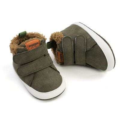 Fuzzy Velcro Sneakers for Kid