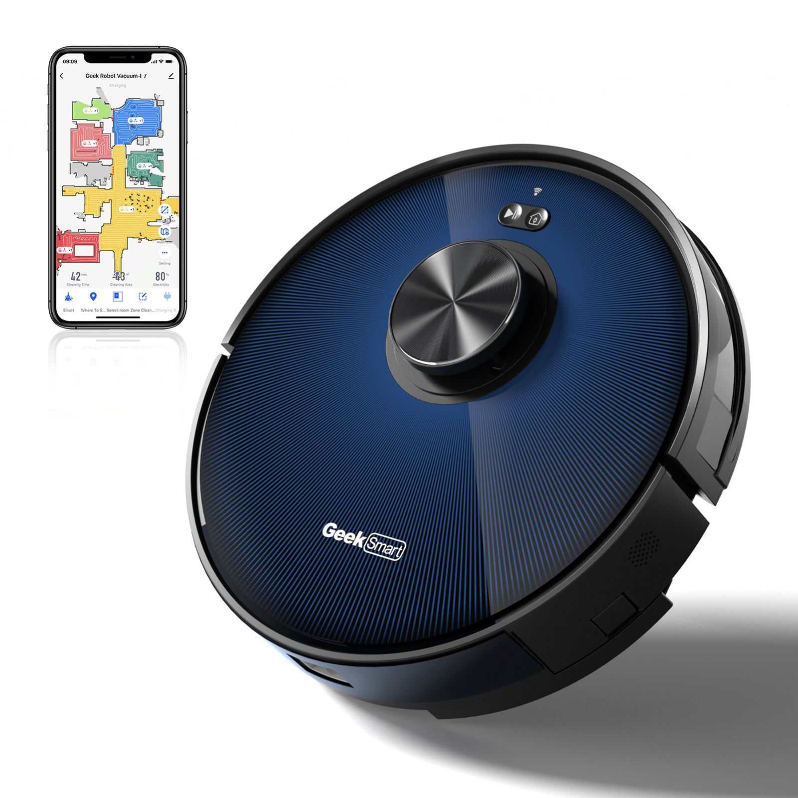 Geek Smart Robot Vacuum Cleaner and Mop ...