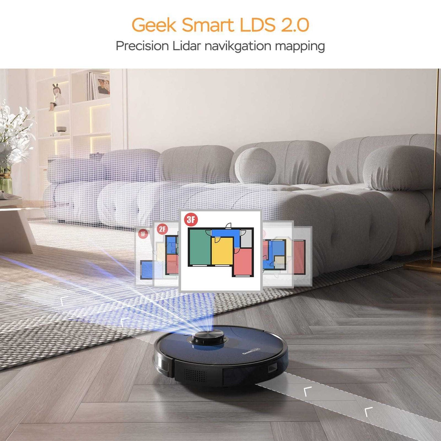 Geek Smart Robot Vacuum Cleaner and Mop ...