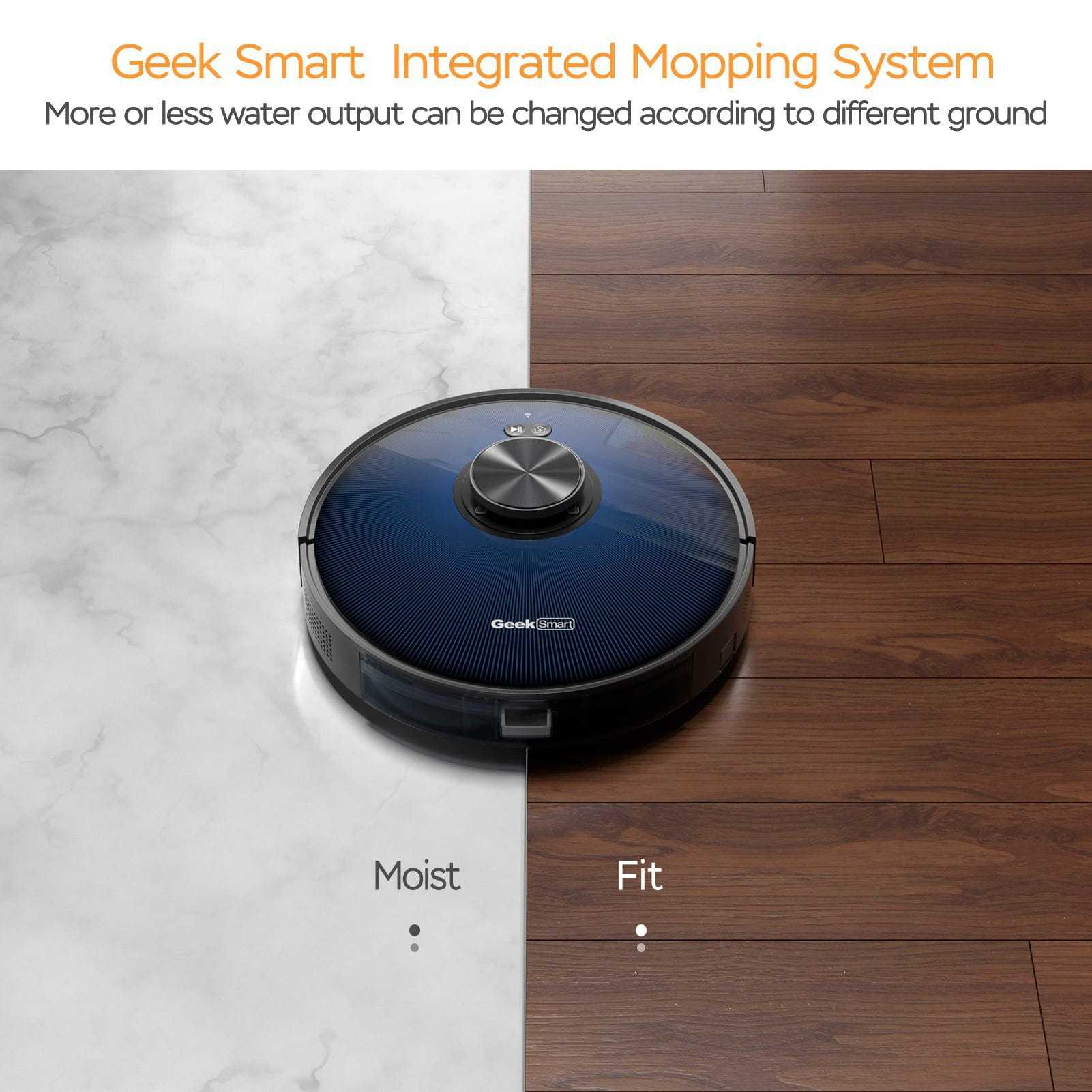 Geek Smart Robot Vacuum Cleaner and Mop ...