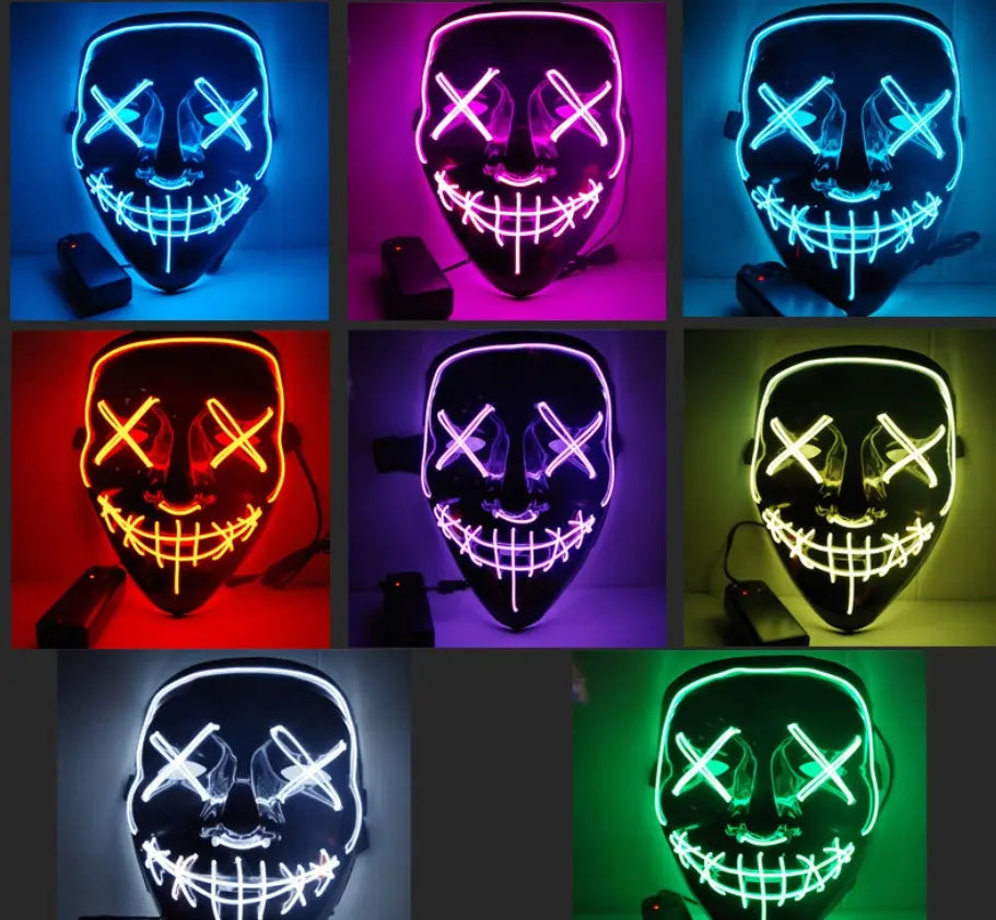 Halloween Horror Glowing Mask ...