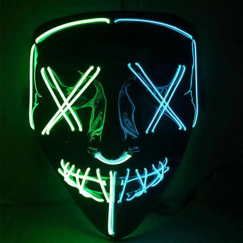 Halloween Horror Glowing Mask ...