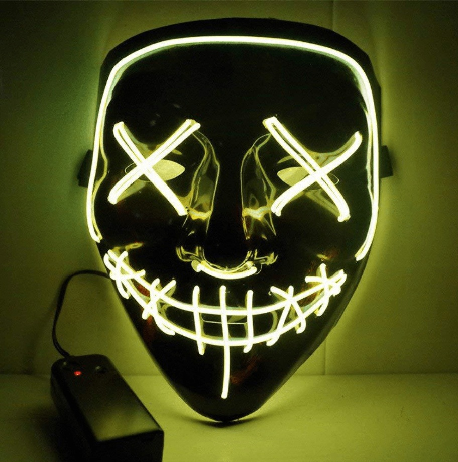 Halloween Horror Glowing Mask ...