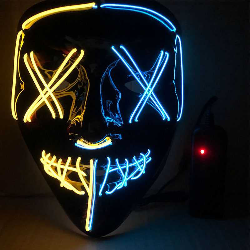 Halloween Horror Glowing Mask ...