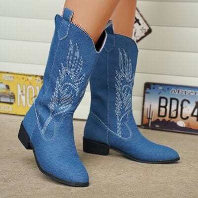 Low Heel Booties for Women