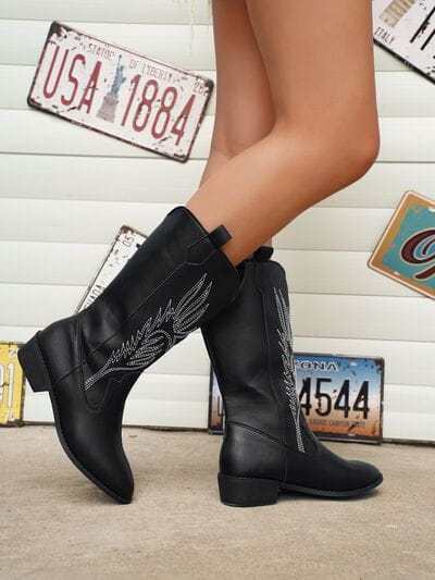 Low Heel Booties for Women