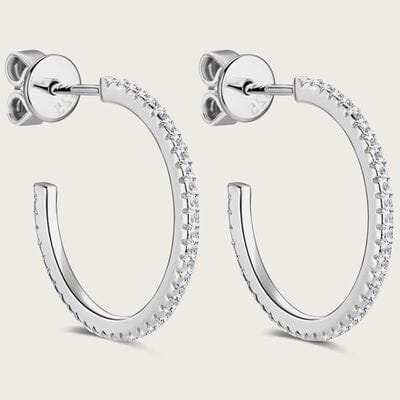 Moissanite 925 Sterling Silver Earrings