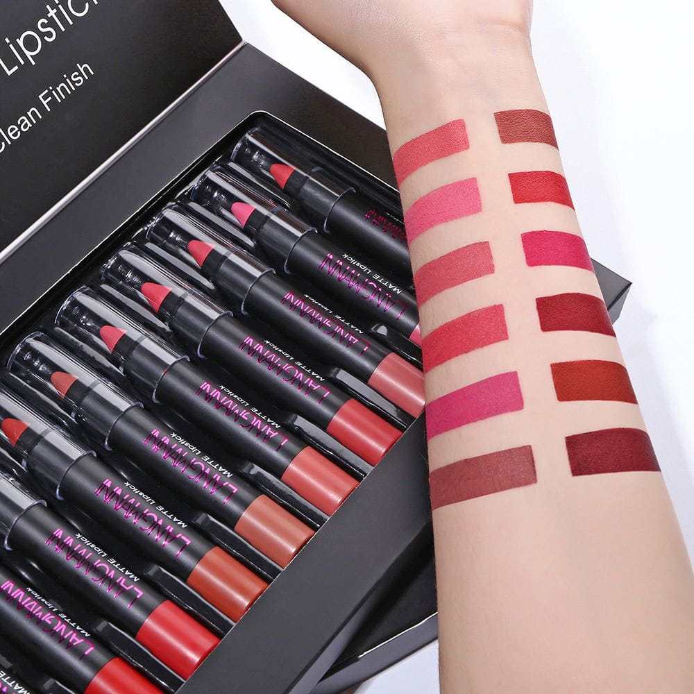 Lipstick Set 12 Colors ...