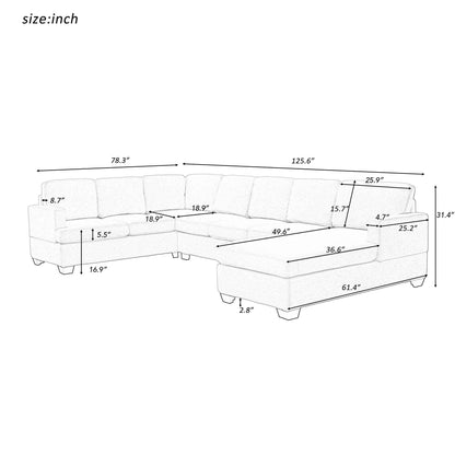 3 Pieces Living Room Furniture Set