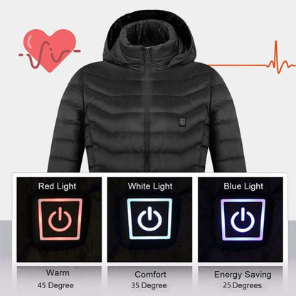 Men's Jacket Cotton heated, Thermal Clothing, USB Electric for Winter ...